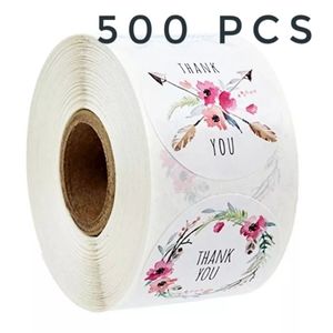500 Pieces High-quality Foil Paper Thank You 
Stic